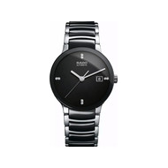 Montre RADO Centrix Diamonds homme automatique acier noir bracelet céramique