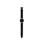 Montre Swatch homme acier caoutchouc noir - vue 2