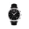 Montre Tissot homme chronographe brac cuir noir - vue V1