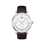 Montre Tissot homme bracelet cuir brun - vue 1