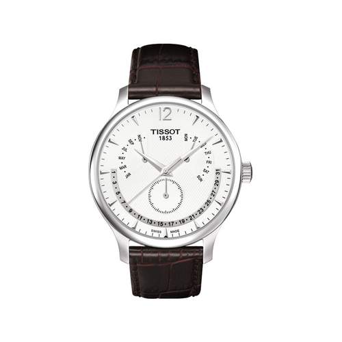 Montre Tissot homme bracelet cuir brun