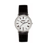 Montre Herbelin Classique homme acier bracelet cuir noir - vue 1