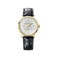Montre Baume & Mercier homme or bracelet cuir
