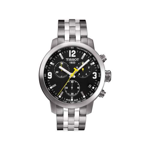 Tissot men's chrono watch steel bracelet
