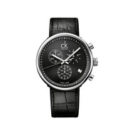 Montre Calvin Klein homme chrono acier cuir