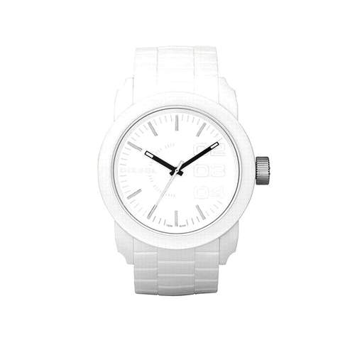 Montre Diesel mixte bracelet silicone blanc