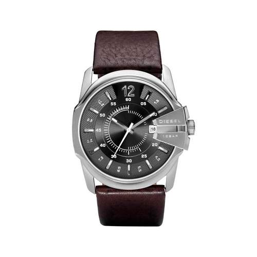 Montre Diesel homme acier bracelet cuir