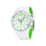 Montre Technomarine homme blanc vert - vue 1