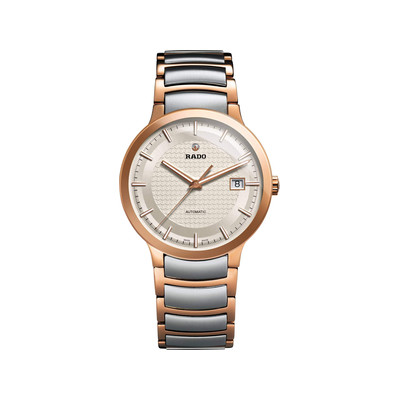 Montre RADO Centrix homme automatique PVD rose bracelet céramique - vue 1