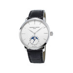 Montre Frederique Constant homme acier cuir - vue 1