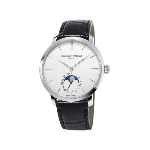 Frederique Constant Men's Steel Leather Watch