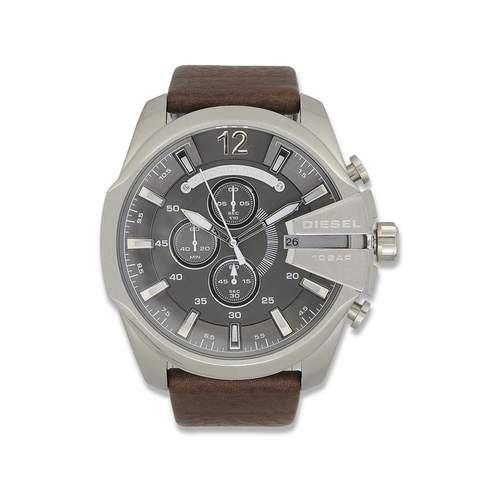 Diesel men's chronograph watch steel case
