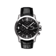 Montre Tissot homme automatique chrono acier cuir