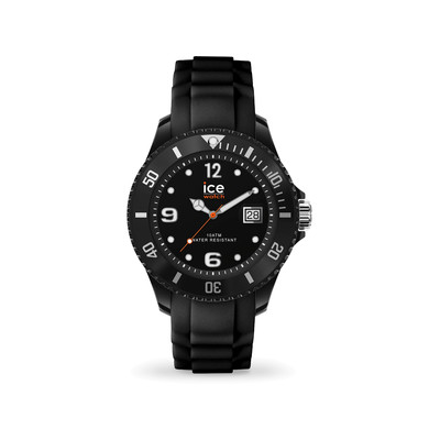 Montre Ice Watch mixte silicone noir