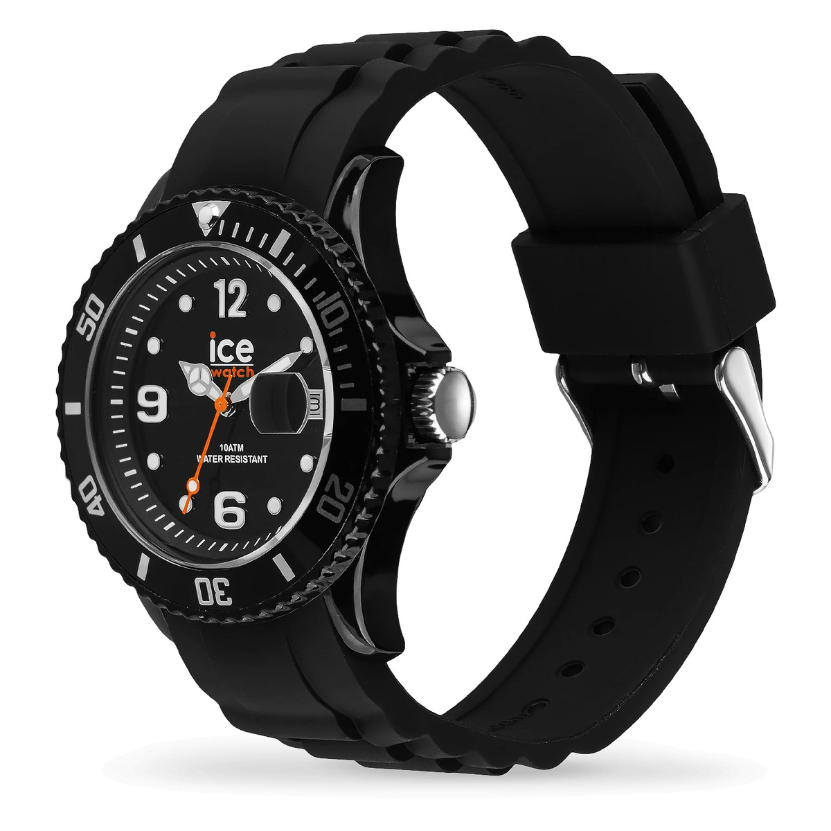 Montre Ice Watch mixte silicone noir - vue D2