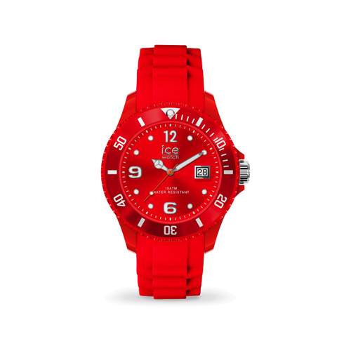Montre ICE WATCH ice forever homme bracelet silicone rouge
