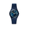 Montre SWATCH Gent biosourced Sir blue homme bracelet matériau biosourcé blue - vue V1