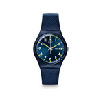 Montre SWATCH Gent biosourced Sir blue homme bracelet matériau biosourcé blue - vue 1