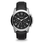 Montre Fossil homme chronographe acier - vue 1