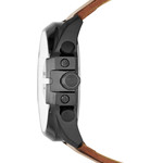 Montre Diesel homme chronographe acier noir cuir - vue 3