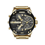 Montre Diesel homme acier doré - vue 1
