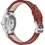 Montre Hamilton homme acier cuir marron - vue 3