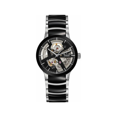 Montre RADO Centrix homme automatique squelette acier et céramique