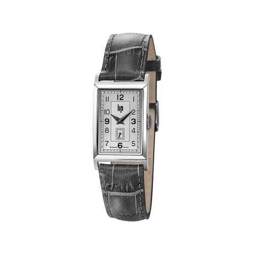 Montre Lip homme acier bracelet cuir