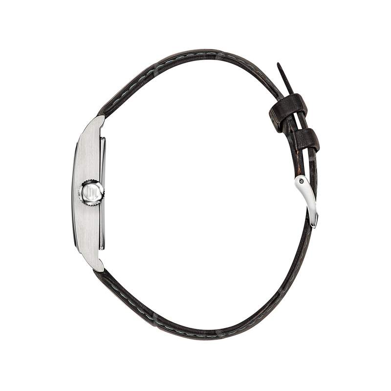 Montre Lip homme acier bracelet cuir - vue 2