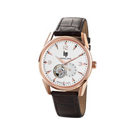 Montre Lip homme automatique acier plaqué rose