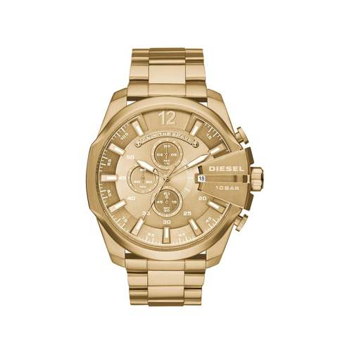 Diesel men's watch steel gold yellow