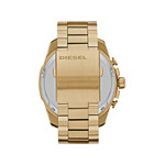 Montre Diesel homme acier doré jaune - vue 2