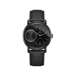 Montre Rado Diamaster homme automatique céramique bracelet cuir noir - vue 1