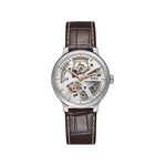 Montre RADO Centrix homme automatique squelette acier bracelet cuir - vue 1