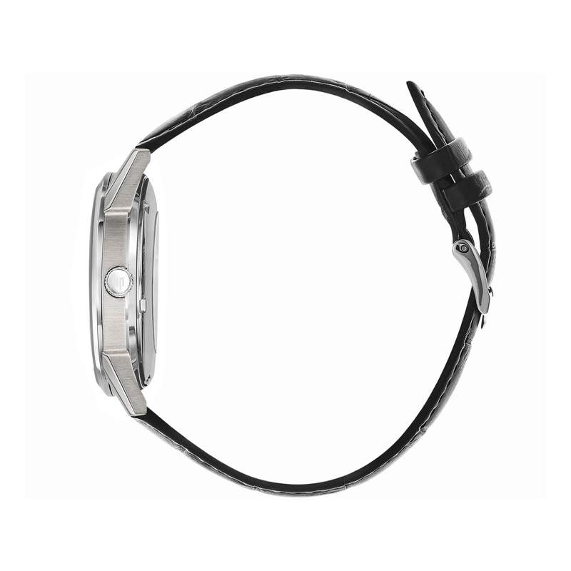 Montre Lip homme acier bracelet cuir - vue 2