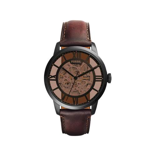 Montre Fossil homme acier noir automatique