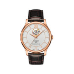 Montre Tissot homme automatique acier rose - vue 1