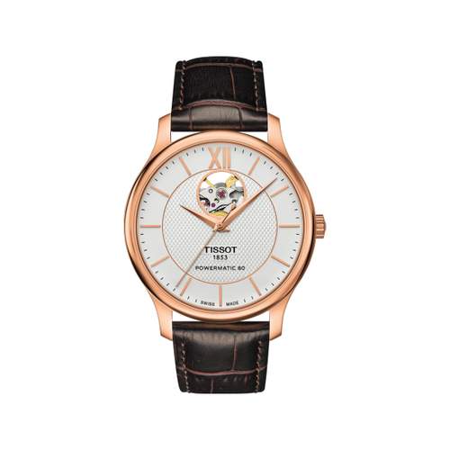 Montre Tissot homme automatique acier rose