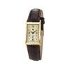 Montre LIP CHURCHILL T18 femme cadran doré bracelet cuir marron - vue V1