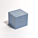 Skagen stalen Milanese herenhorloge met datum - weergave E1