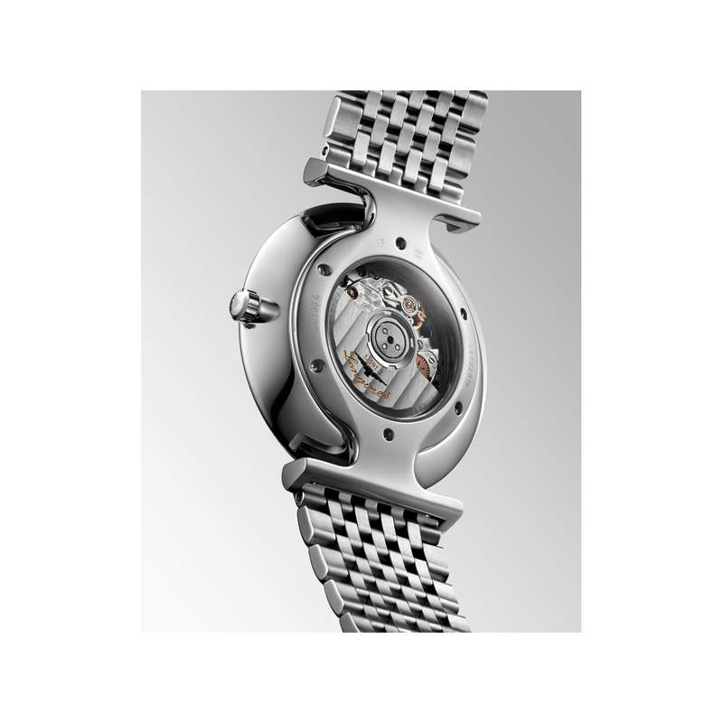 Montre Logines homme acier bracelet acier - vue 3