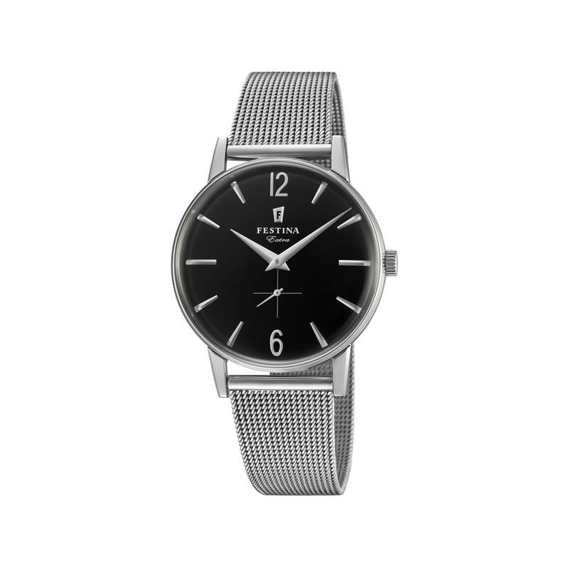 montre Festina homme acier - vue 1