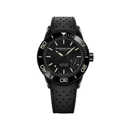 Montre Raymond Weil homme automatique caoutchouc