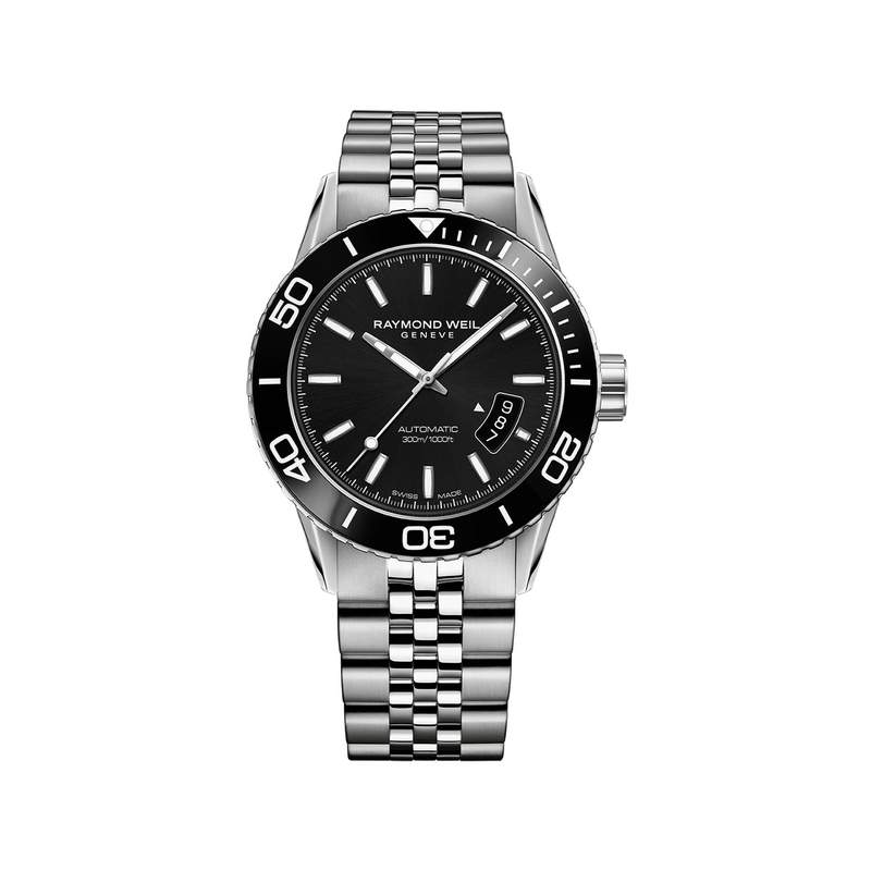 Montre Raymond Weil homme automatique acier - vue 1