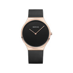Montre Bering homme Classique rose milanais noir - vue 1