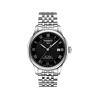 Montre TISSOT LE LCOLE POWERMATIC 80 homme cadran noir bracelet acier - vue V1