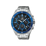 Montre Casio homme chronographe acier - vue 1