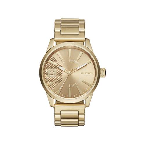 Diesel men's watch in gold-plated steel