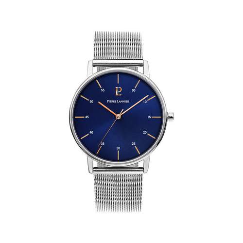 Montre Pierre Lannier homme acier milanais