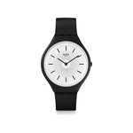 Montre Swatch mixte plastique silicone noir - vue 1